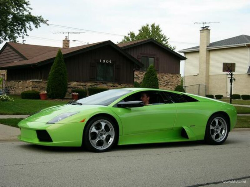 Green Sports Car — Calm, Afternoon, Photograph