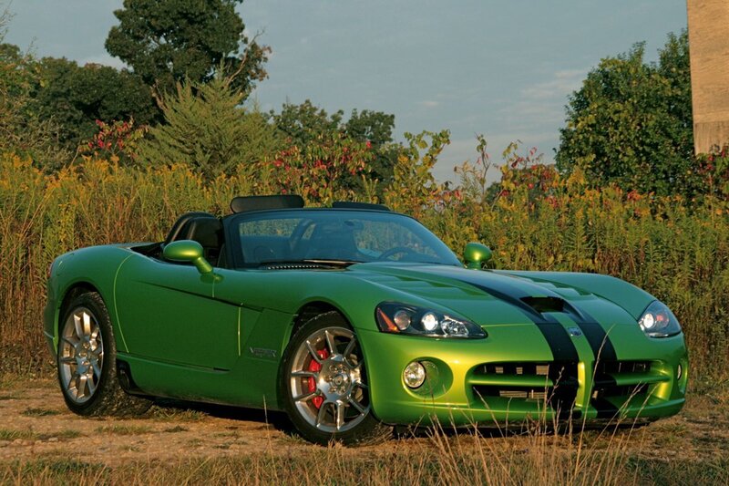 Green Sports Car — Calm, Afternoon
