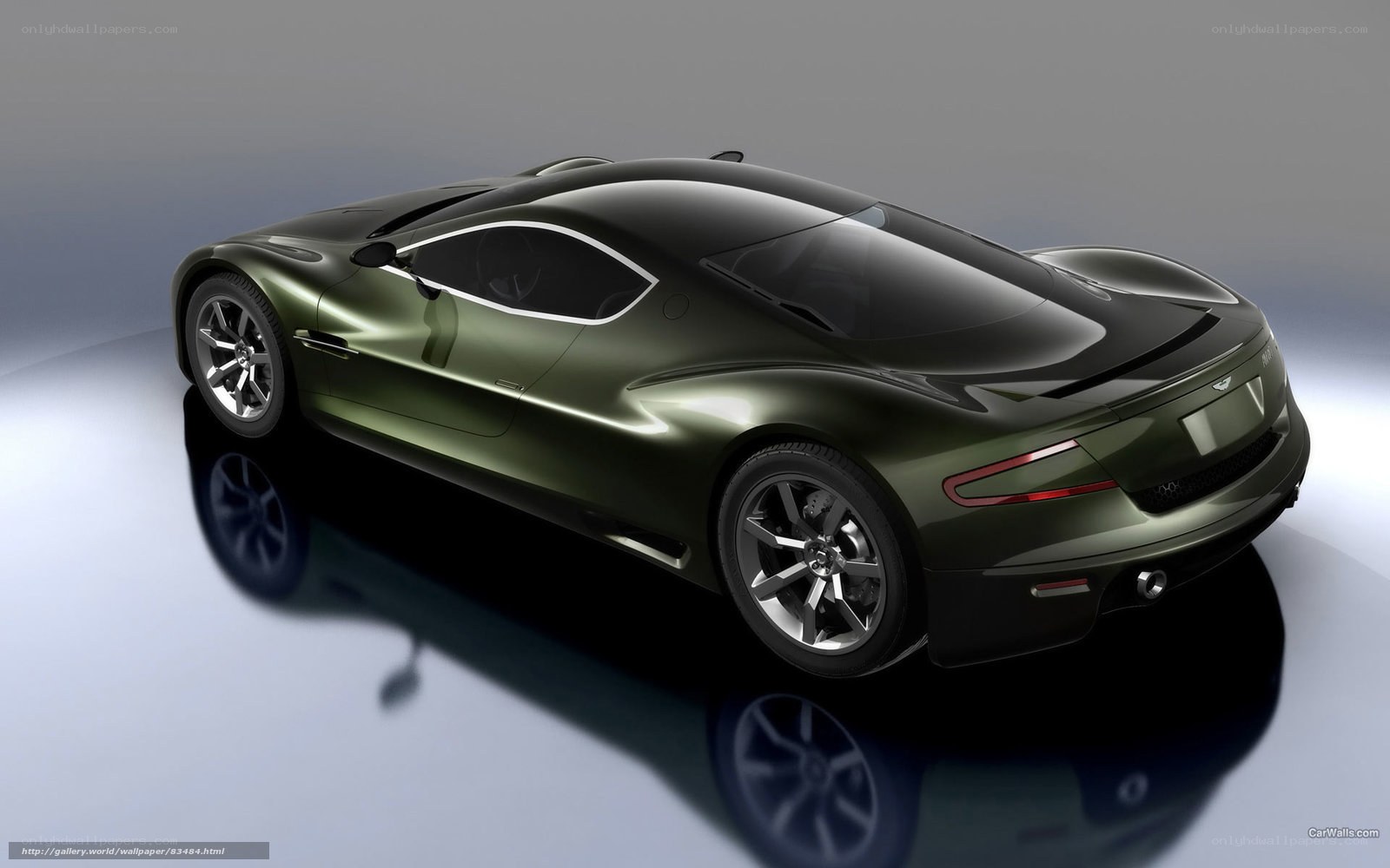 green sports car concept