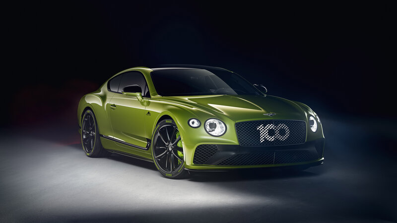 Green Sports Car — Dramatic, Photograph, Headlights, Grille