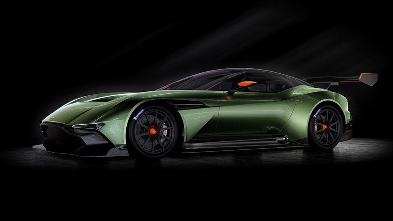 Green Sports Car — Dramatic, Photograph, Tire