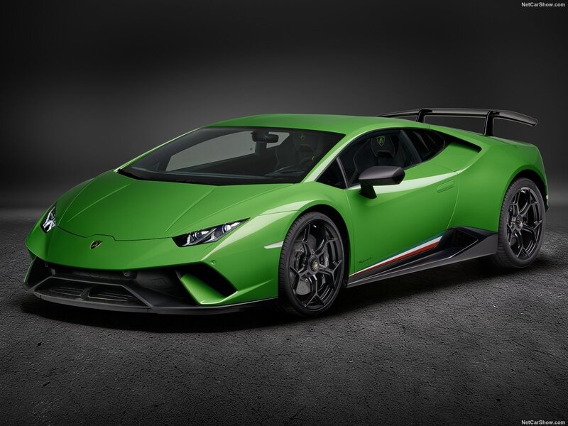 Green Sports Car — Dramatic, Photograph, Tire, Wing, Headlight
