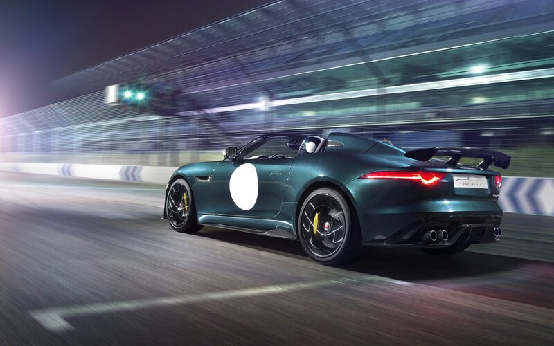 Green Sports Car — Dynamic, Night, Photograph