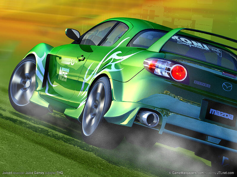 Green Sports Car — Dynamic, Sunset
