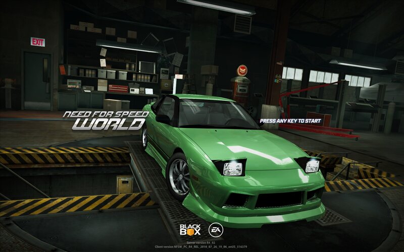 Green Sports Car — Industrial