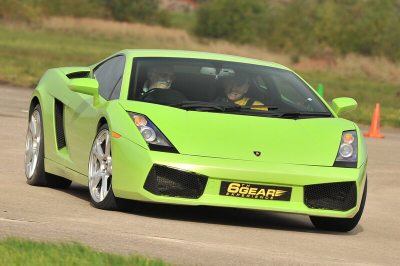 Green Sports Car — Lime Green, Active