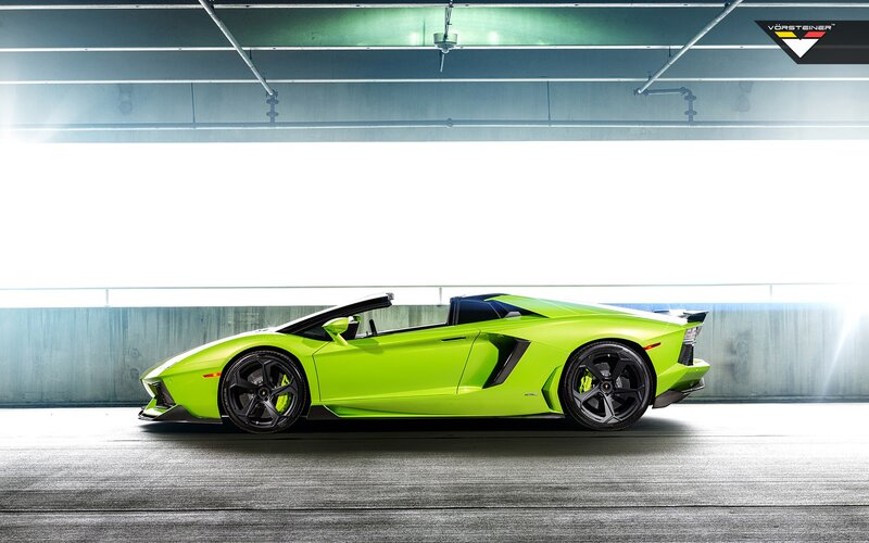 Green Sports Car — Lime Green, Dramatic, Photograph, Tunnel, Wheels