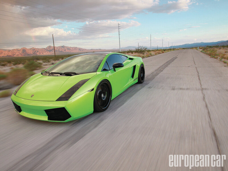 Green Sports Car — Lime Green, Dynamic, Afternoon, Photograph