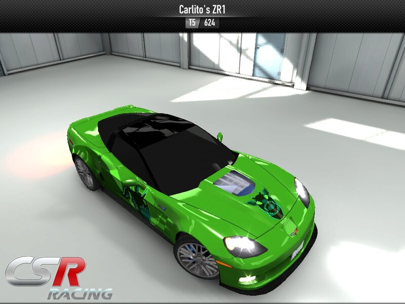 Green Sports Car — Neutral, 3d Render, Garage