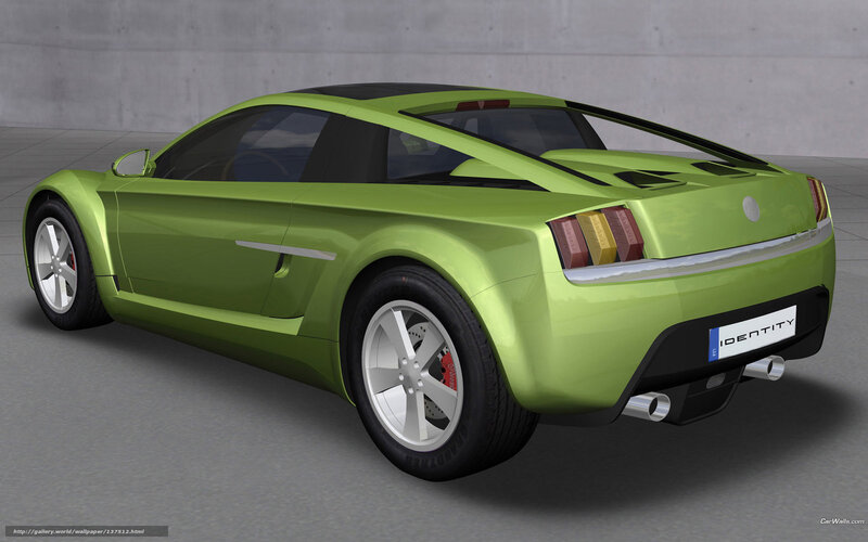 Green Sports Car — Neutral, 3d Render