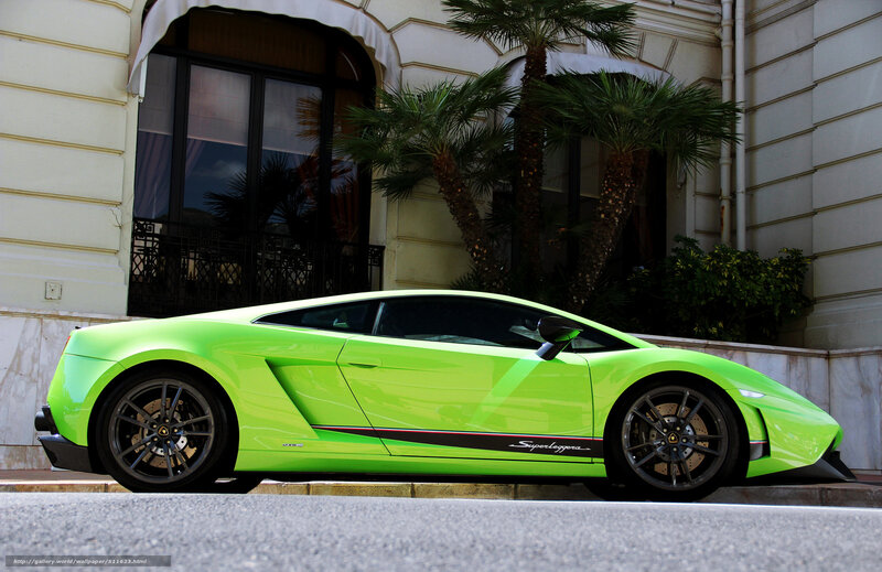 green sports car on street