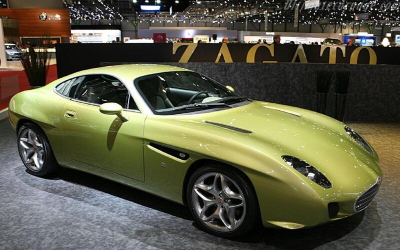 Green Sports Car — Showroom