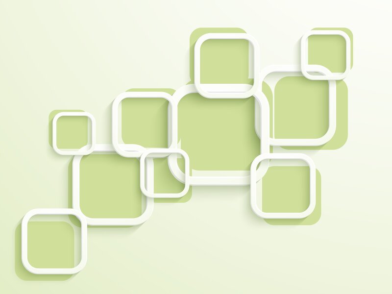 Green Square Frames