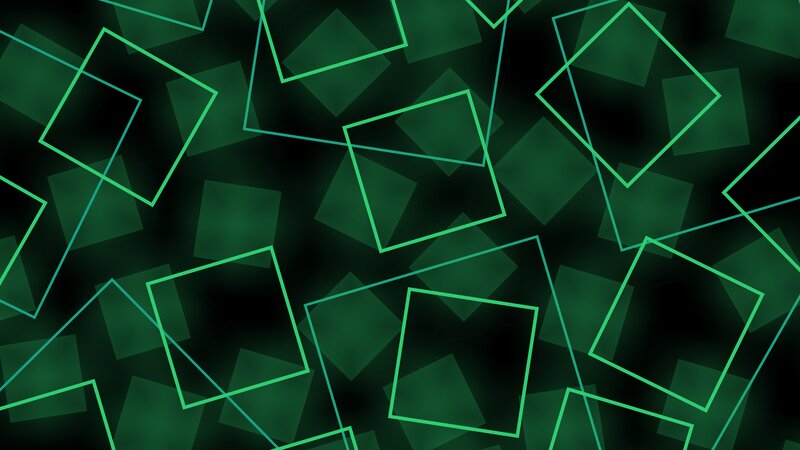 Green Square Outlines