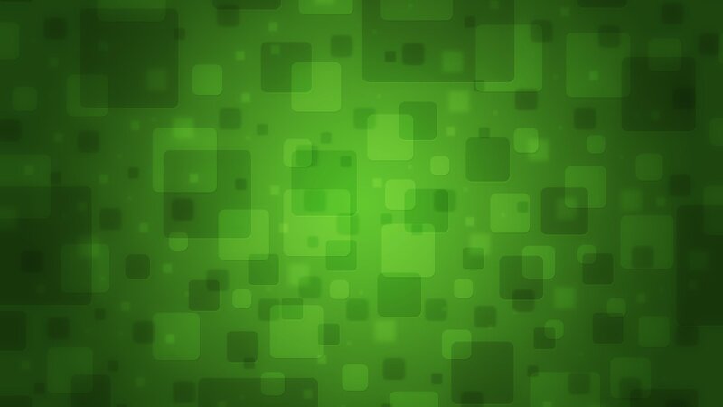 Green Square Pattern — Calm, Abstract, Squares