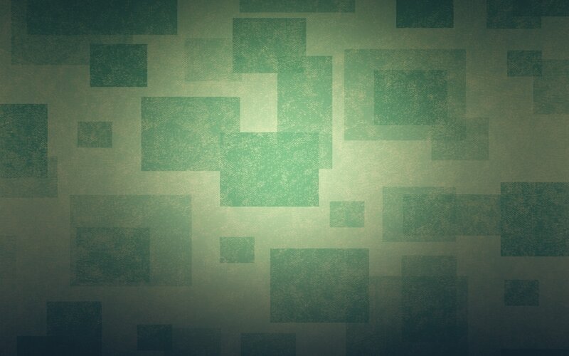 Green Square Pattern — Textured
