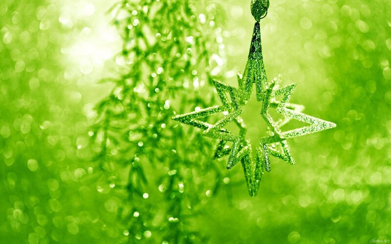 green star ornament
