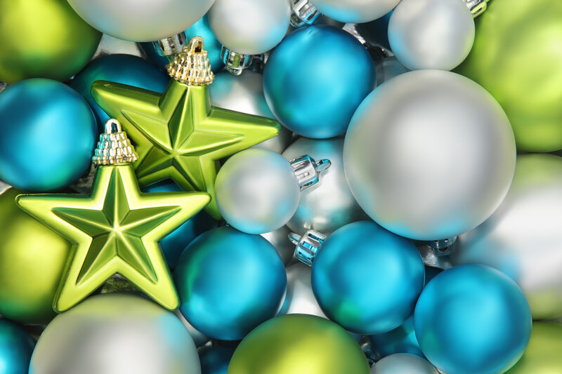 Green Star Ornaments