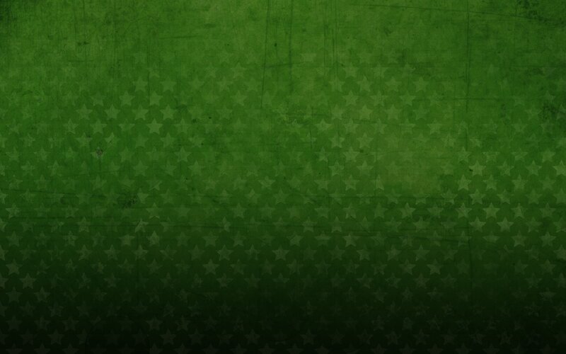 Green Star Pattern — Dark