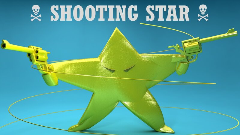 Green Star with Guns