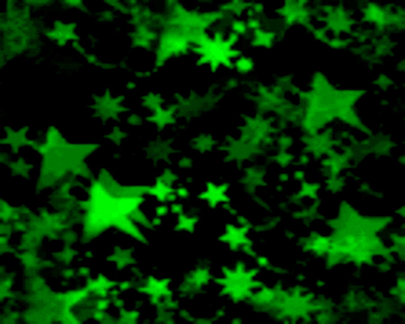 Green Stars on Black — Dark