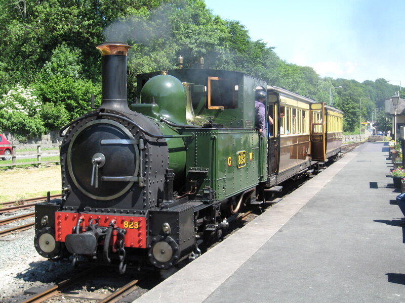 Green Steam Train — Calm