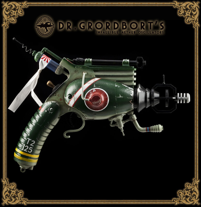 Green Steampunk Weapon