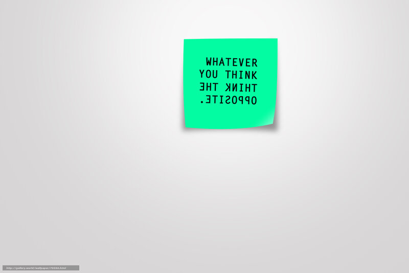 green sticky note with text