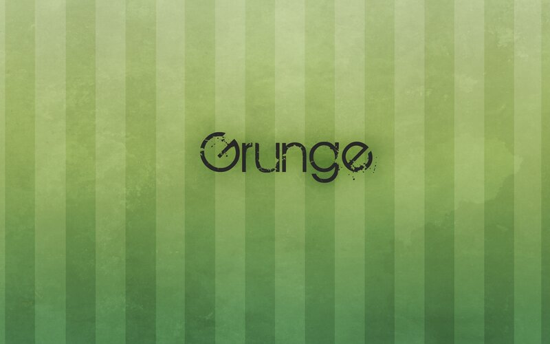 green striped background with text
