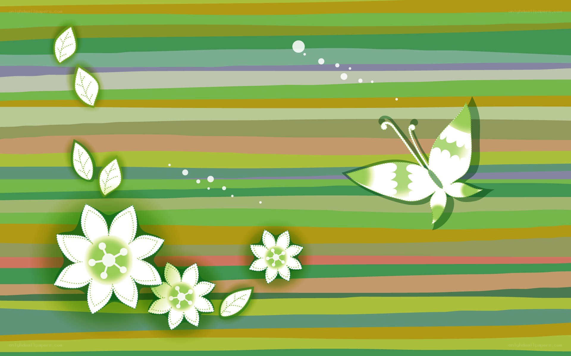 green striped nature scene