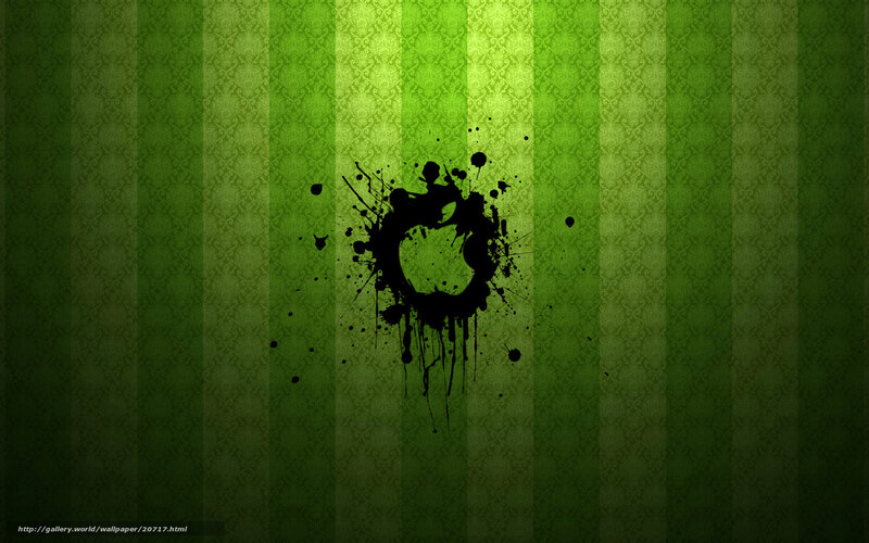 green striped wallpaper with ink splatter