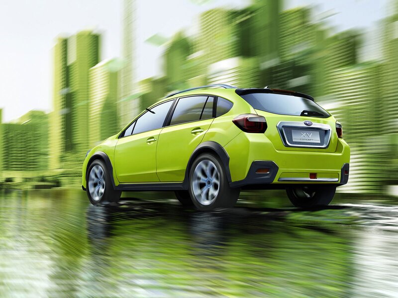 Green Subaru XV Concept