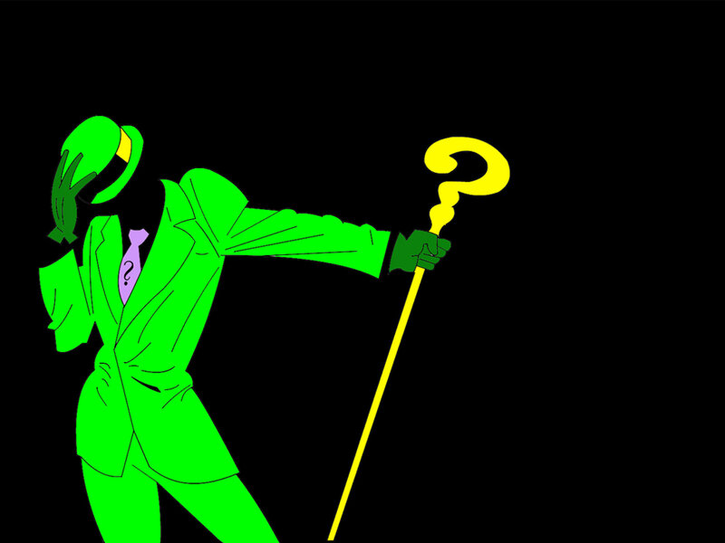 Green-suited Figure