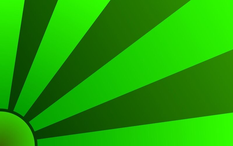 Green Sunburst Pattern — Vibrant