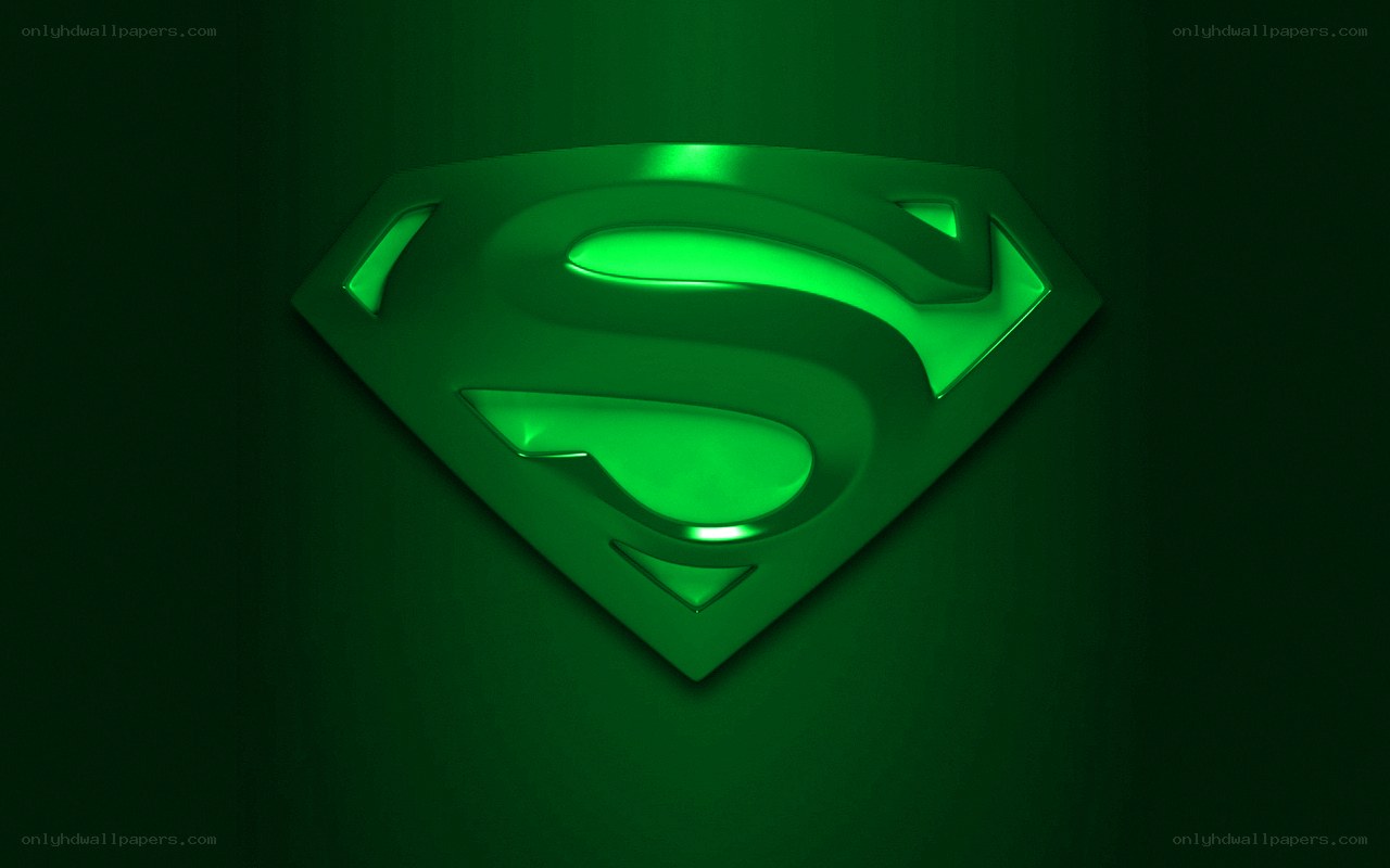 green superman logo
