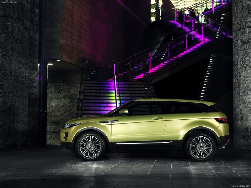 Green SUV in urban setting