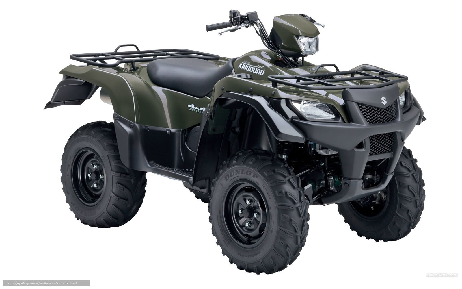 Green Suzuki KingQuad ATV