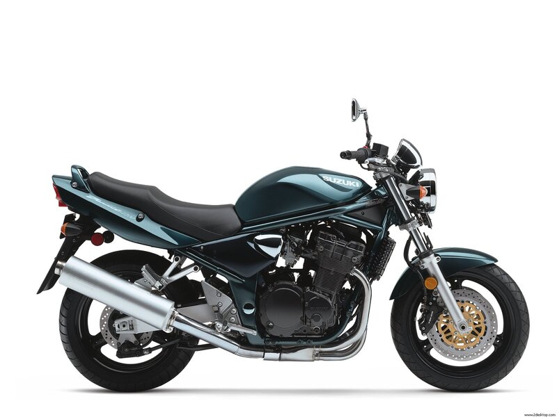 Green Suzuki Motorcycle