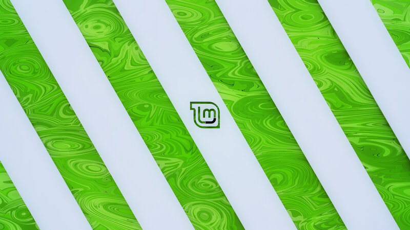 Green Swirl Pattern — Modern