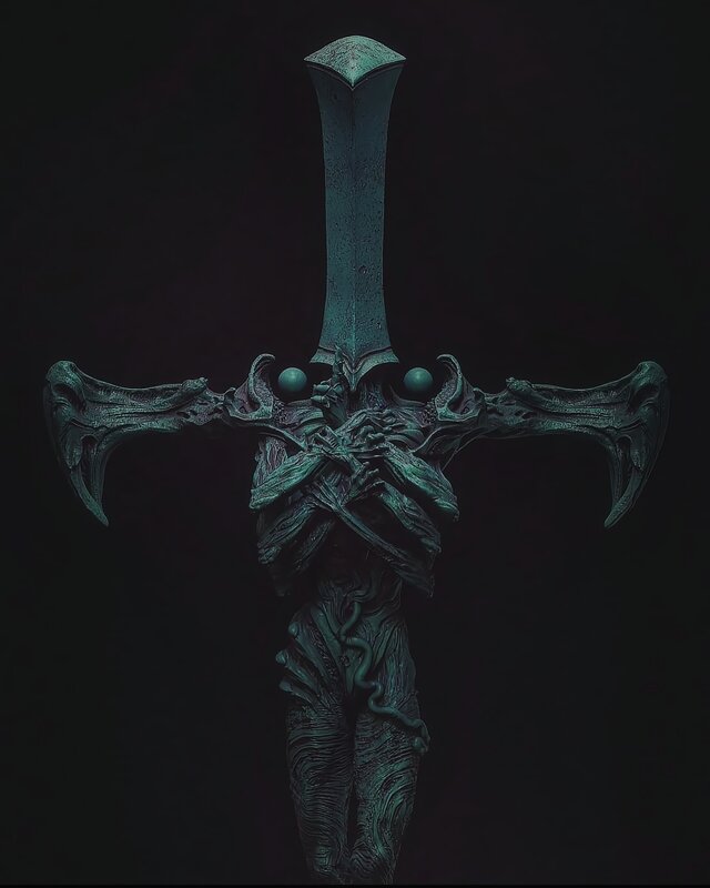Green Sword Creature