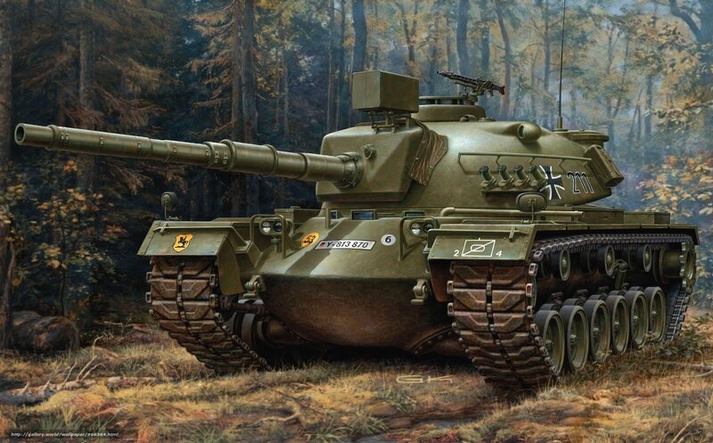 Green Tank in Forest — Dramatic