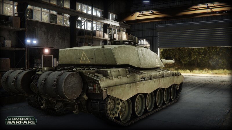 Green Tank in Garage