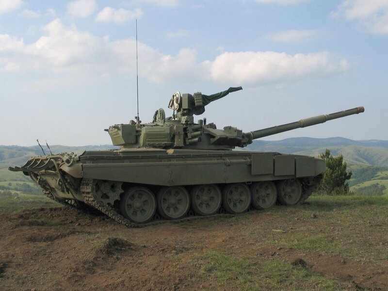 Green Tank on Hill