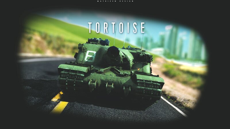 Green Tank on Road
