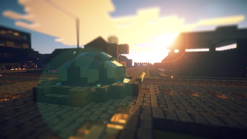 Green Tank on Rooftop