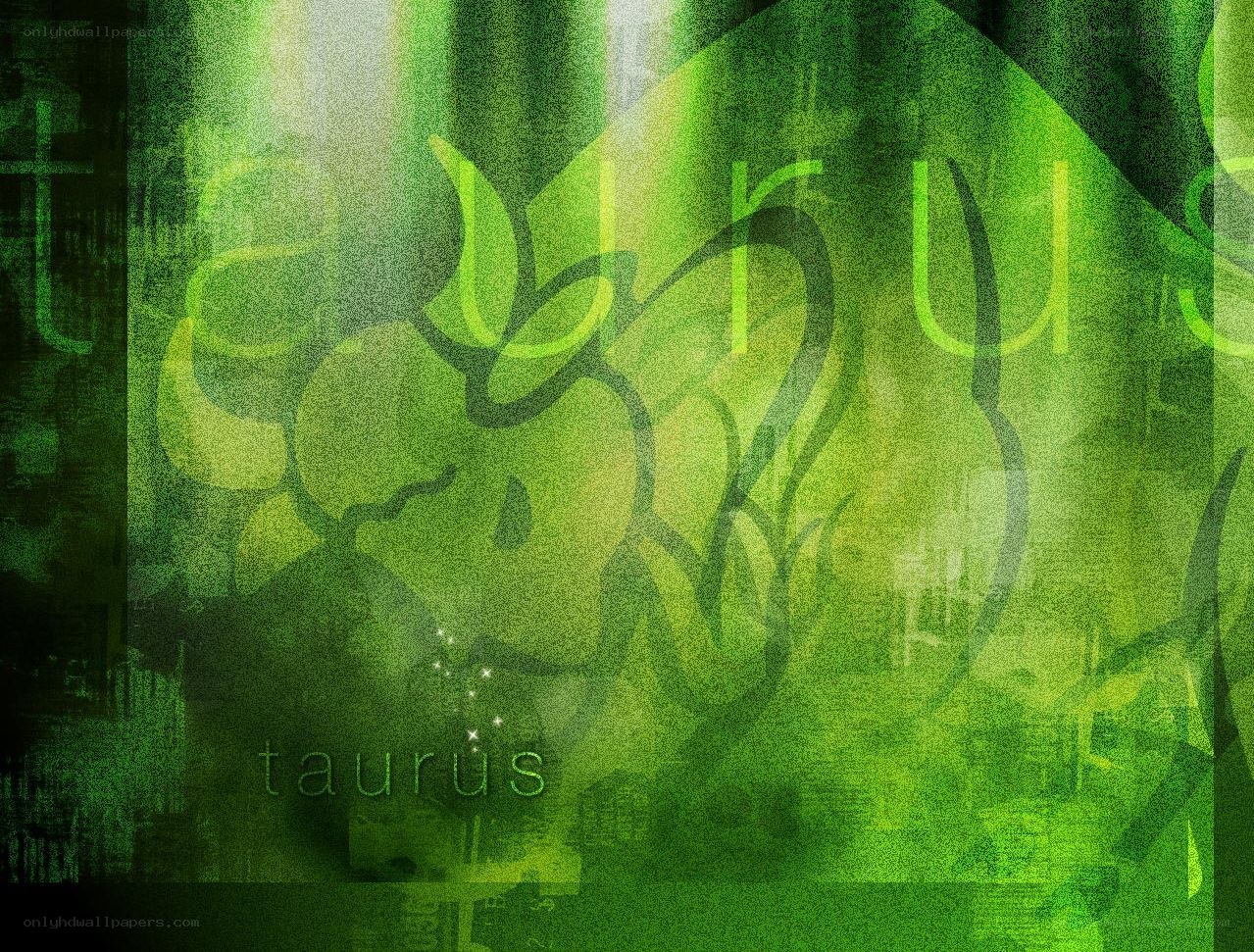 green taurus abstract design