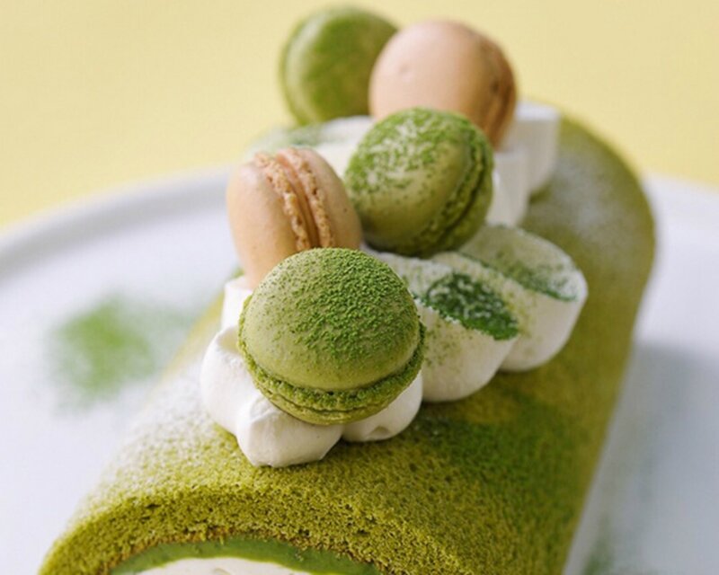 Green Tea Cake Roll