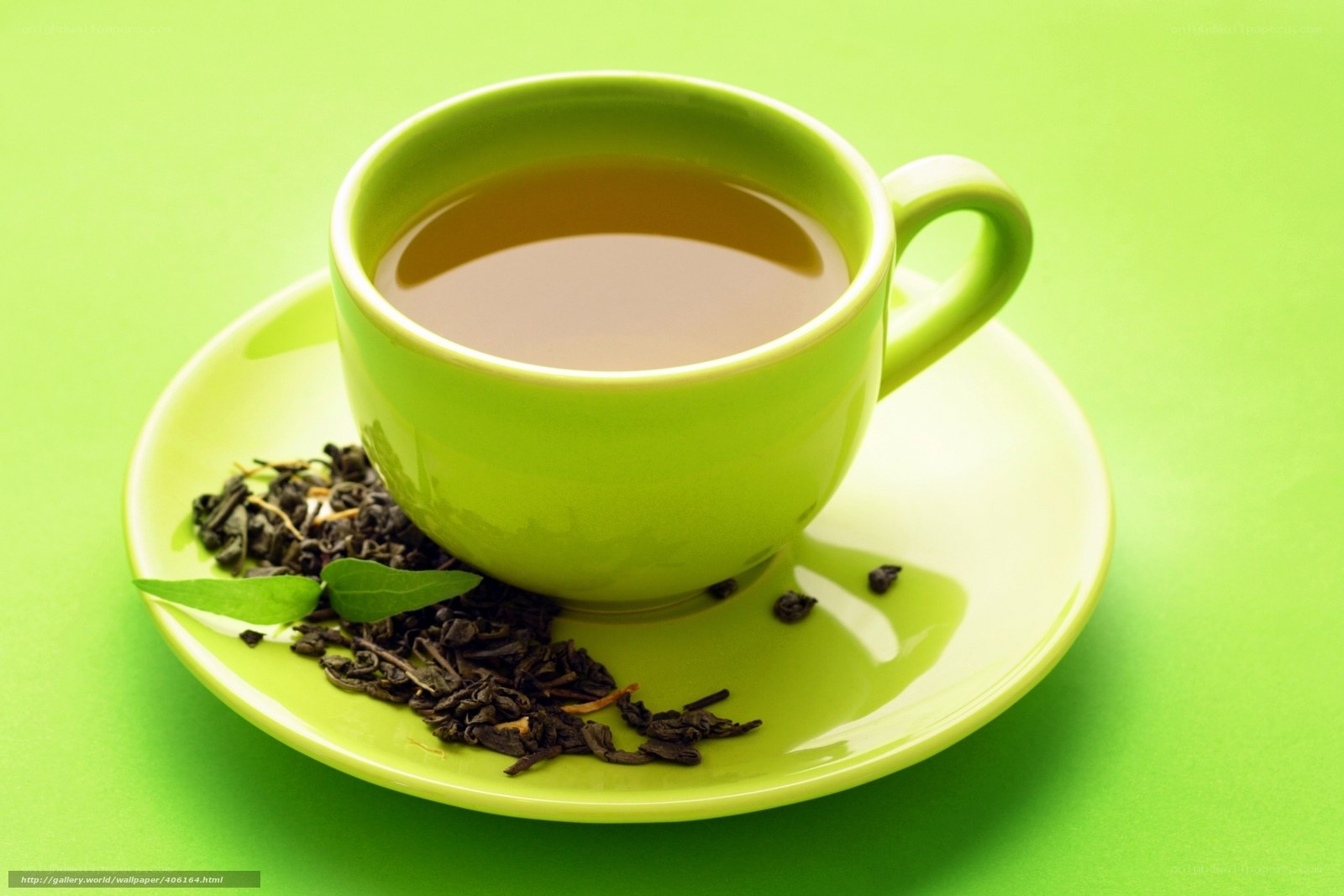 green tea cup on saucer