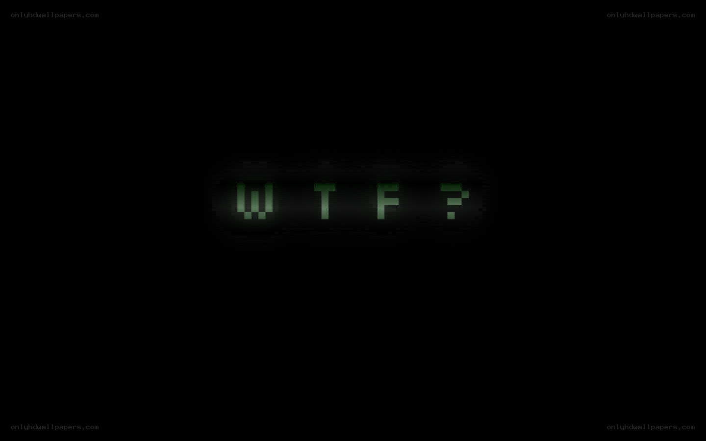 green text on black background