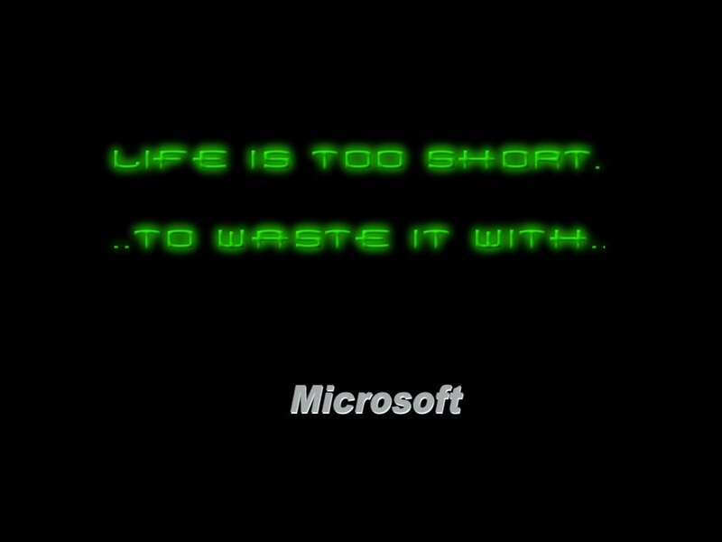 Green Text on Black Background — Minimalist